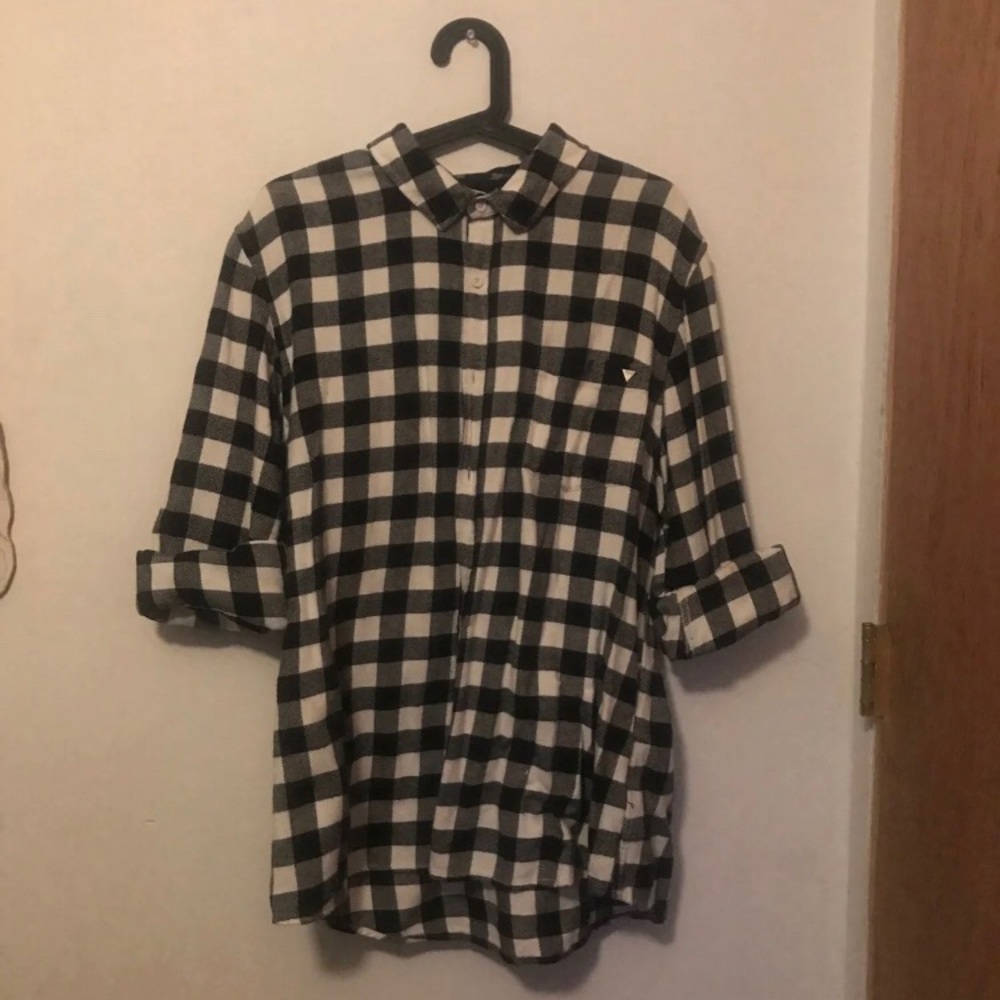 Guess plaid shirt